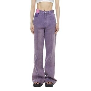 Ann andelman purple flare jeans